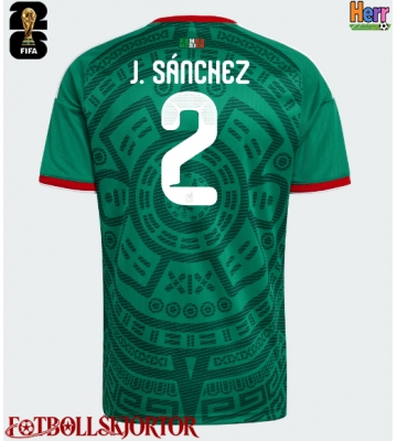 Mexiko Jorge Sanchez #2 Hemmatröja VM 2026 Kortärmad